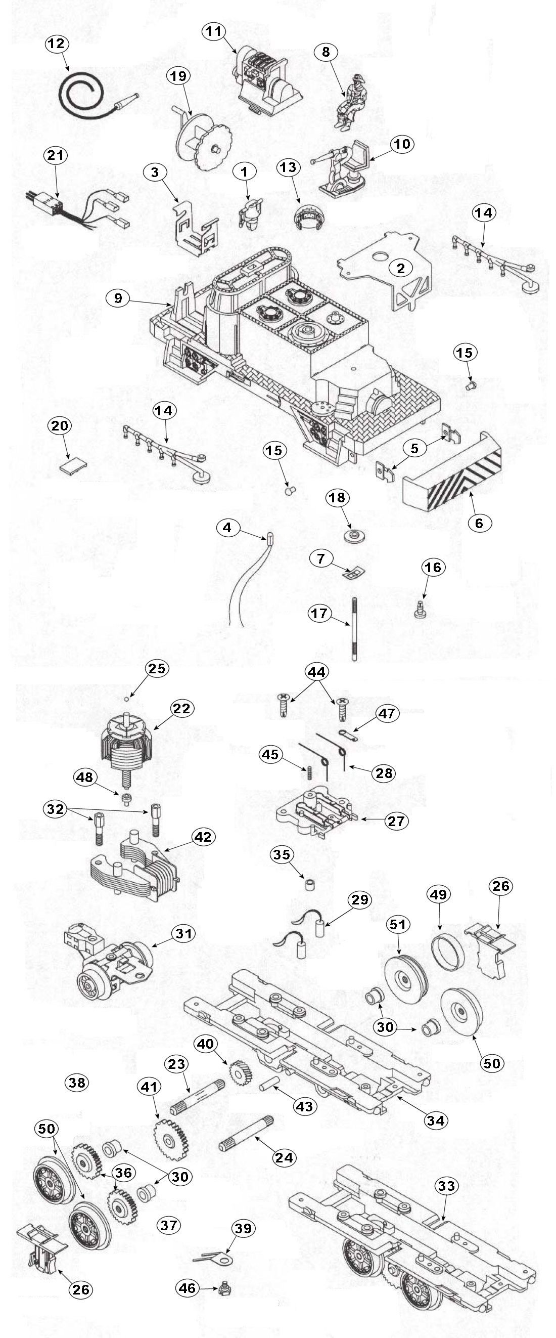 Fire Car - Lionelville - 6-18444
